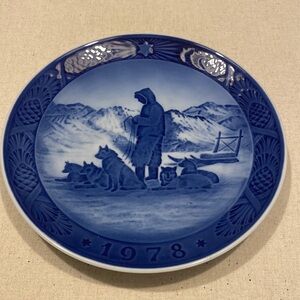 1978 Royal Copenhagen Christmas plate
